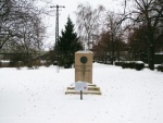 Alsleben - Winterstimmung - Das Schaper Denkmal