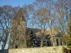 Ev. Kirche St. Cäcilie Alsleben im Winter