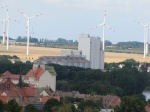 Blick vom Wasserturm zur Saalemühle