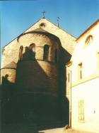 Alsleben - Die St. Cäcilien-Kirche vom der Mühlenstraße aus