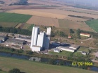 Alsleben Luftbild mit der Saalemühle