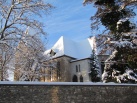St. Elisabeth Kirche im Winter