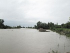 Das Hochwasser am Kies am 2 Juni 2013