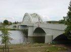 Blick zur Saalebrücke